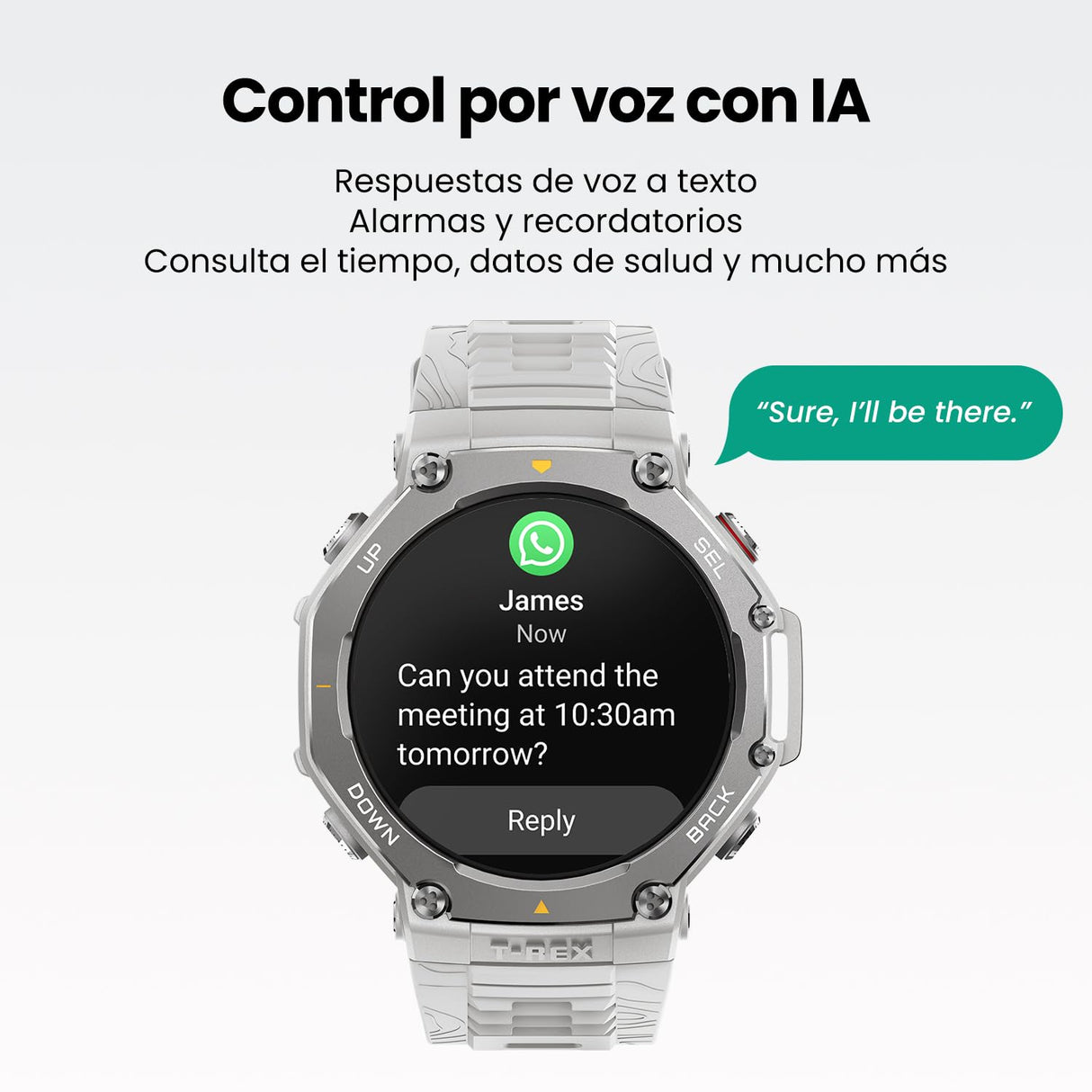 Amazfit T-Rex 3 Outdoor Smartwatch 48mm Pantalla AMOLED, Mapas & Navegación Offline, 6 Sistemas de Satélite GPS Doble Banda, 27 Días de Duración de Batería, Pago NFC, 170 Modo Deportes de Aventura