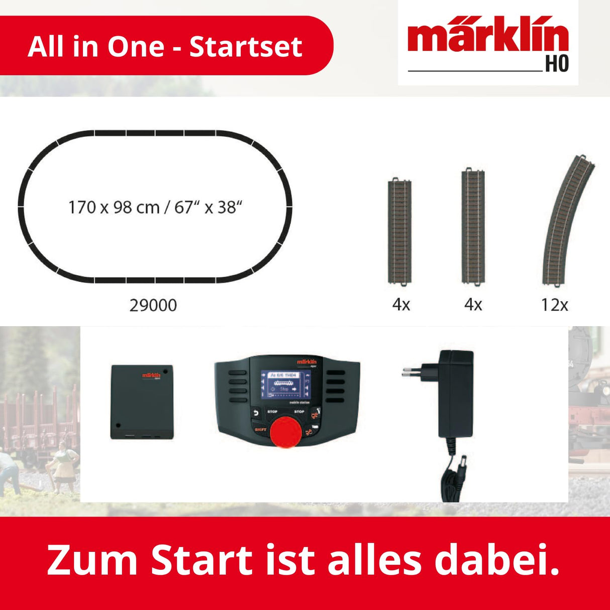 Märklin 29000 - Set Digital para Principiante MS2, Multicolor