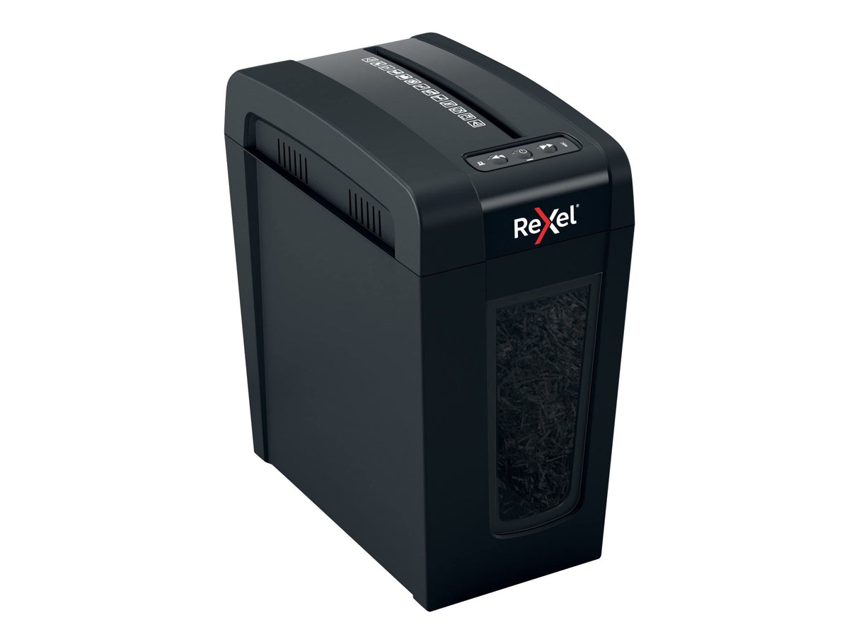 Rexel Secure X8-SL Whisper-Shred Destructora de Papel con Corte en Partículas P4, Papelera Extraíble de 14 L, Silenciosa y Compacta, 2020126