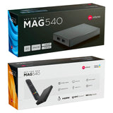 mag 540 Original Infomir & hb-digital Set Top Box 4K Media Player Receptor Internet TV UHD 60FPS 2160p@60 FPS HDMI 2.1 Soporte de 4K y HEVC USB3.0 Arm Cortex-A35 + Cable HDMI