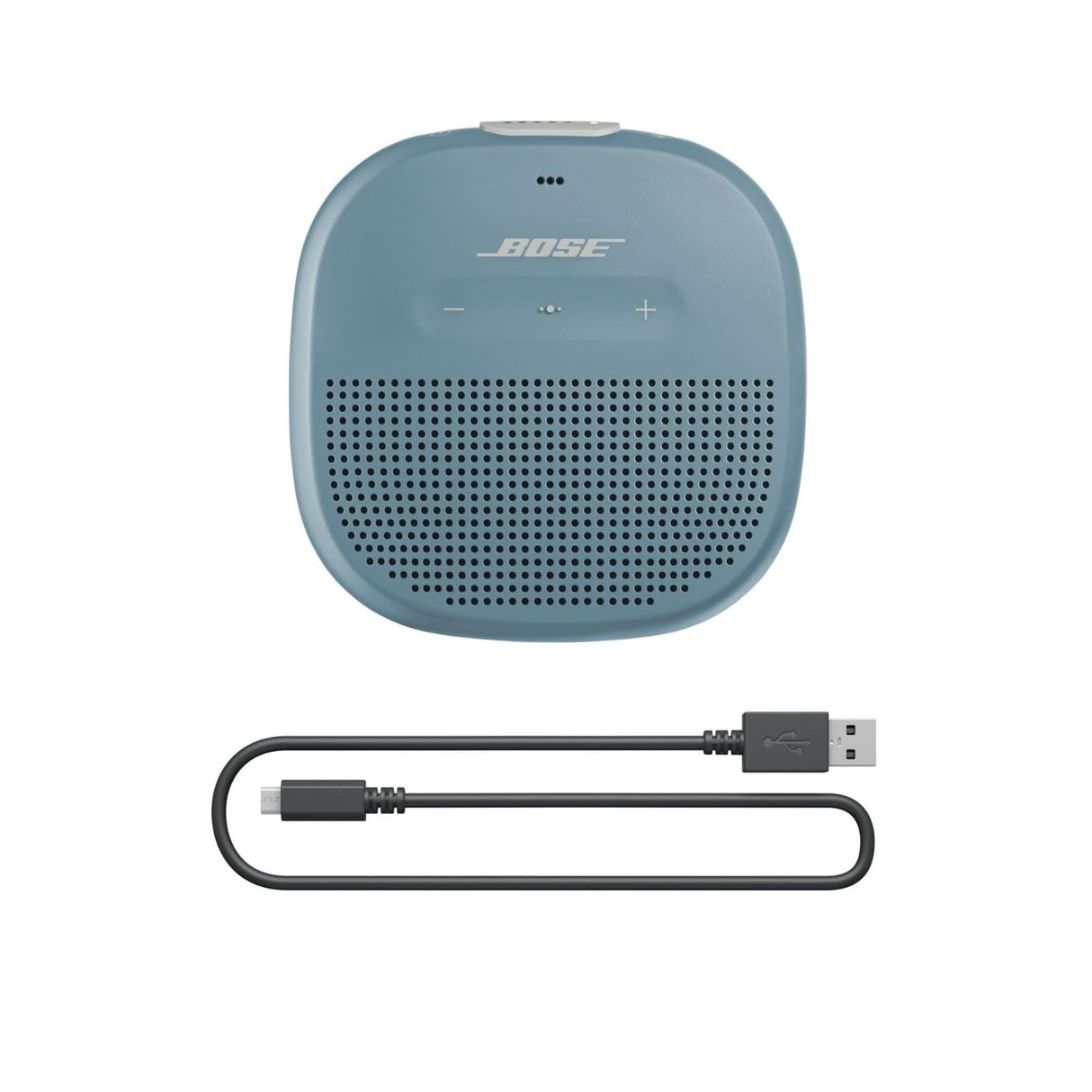 Bose Altavoz Bluetooth SoundLink Micro Sumergible, pequeño con Micro, Azul pétreo