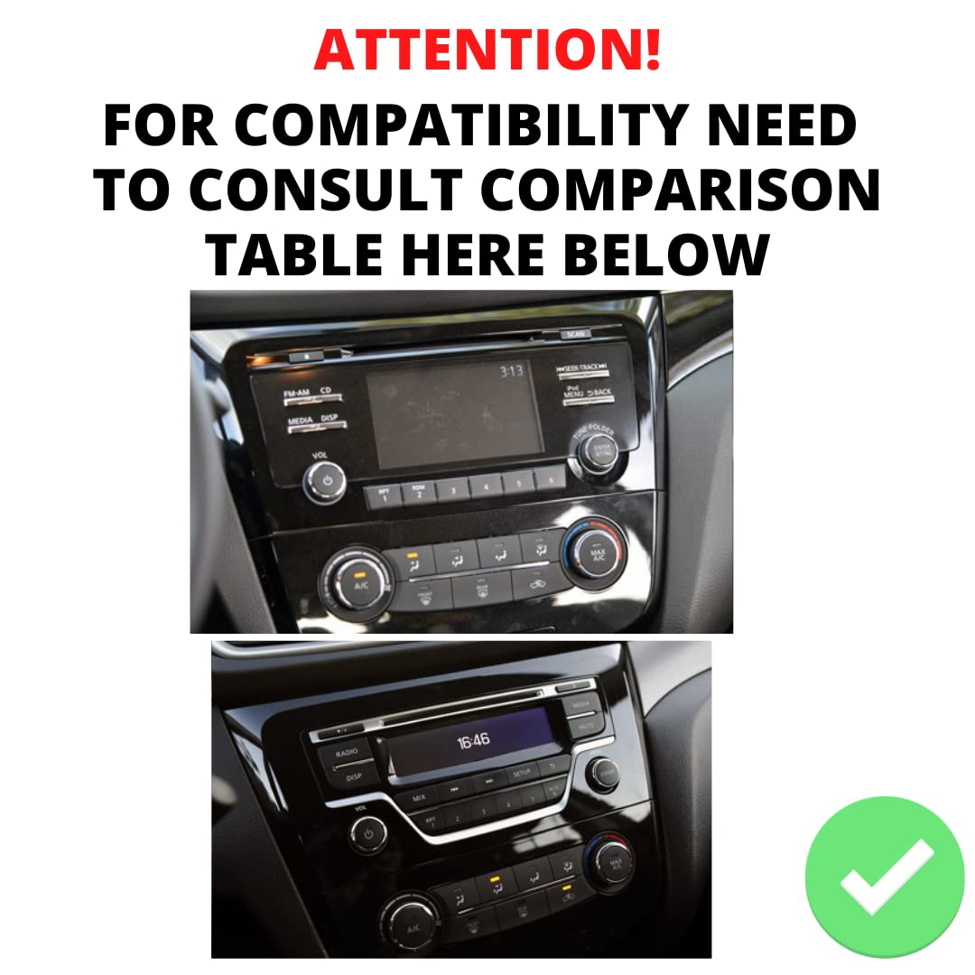 Autorradio de Ajuste Personalizado para Nissan Android GPS Bluetooth WiFi Dab USB Pantalla táctil Full HD 10" procesador de 8 núcleos y comandos de Voz