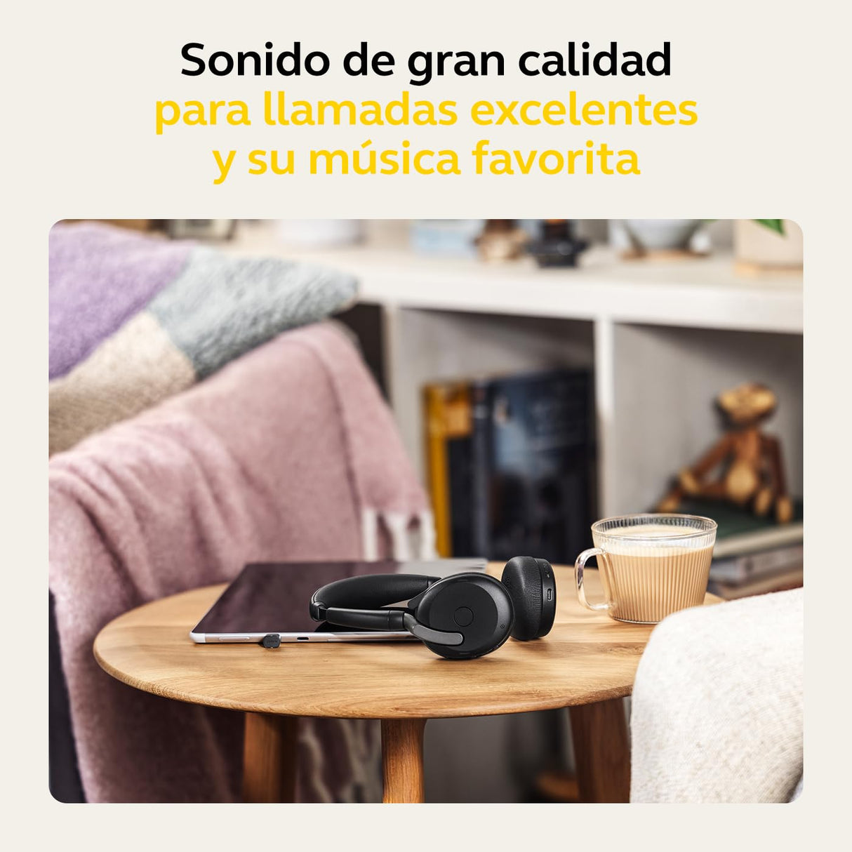 Jabra Auriculares Bluetooth con Micrófono Evolve2 65 Flex Negro