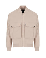 Armani Exchange Blue Edition, Logo Patch Chaqueta, Tanga, XL Hombres