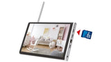 Megasat Sistema de vigilancia HS 260 – Cámara de vigilancia y Monitor (grabación en Tarjeta SD o Disco Duro, Alcance inalámbrico hasta 300 m, Monitor de 10,1″)