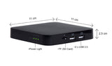 Qviart OG2 4K Receptor Linux TV por IP Stalker UHD 2160p Define OS E2 Multiroom, Xtream, Youtube, Personalizable