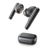 Audífonos Voyager Free 60 con gran capacidad inalámbrica de Poly (Plantronics) — Micrófonos con cancelación — Cancelación de ruido activa (ANC), Estuche de carga portátil, Compatible: iPhone, Android