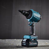 Makita AS001GA102 - Soplador de batería (40 V, máx. 2,0 Ah, 1 batería + Cargador en Bolsa de Transporte), Color Azul