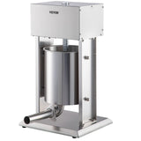 VEVOR Embutidora de Salchichas Electrico de Acero Inoxidable 10L,Máquina de Salchichas Embutidos Electrico 200W， Máquina para Hacer Salchichas con 4 Tubos para Salchichas