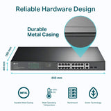 TP-LINK 18-Port Gigabit Rackmount Switch with 16-Port PoE+
