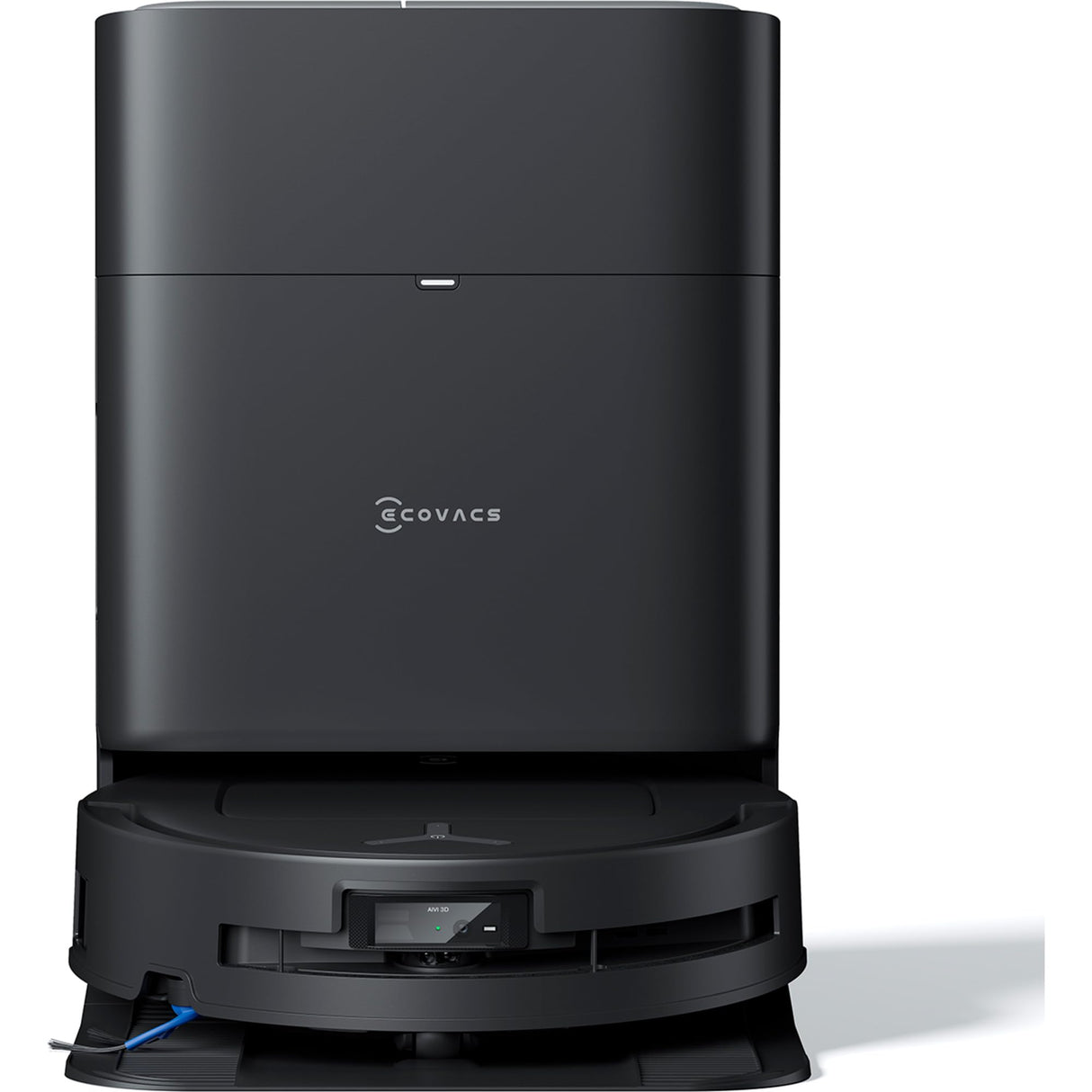 ECOVACS DEEBOT T80 Omni Robot Aspirador Fregasuelos, 18000 Pa, Auto Secado y Lavado Instantáneo con Agua a 40-75 °C, Mopa OZMO Roller, ZeroTangle 3.0 Antienredos, Negro