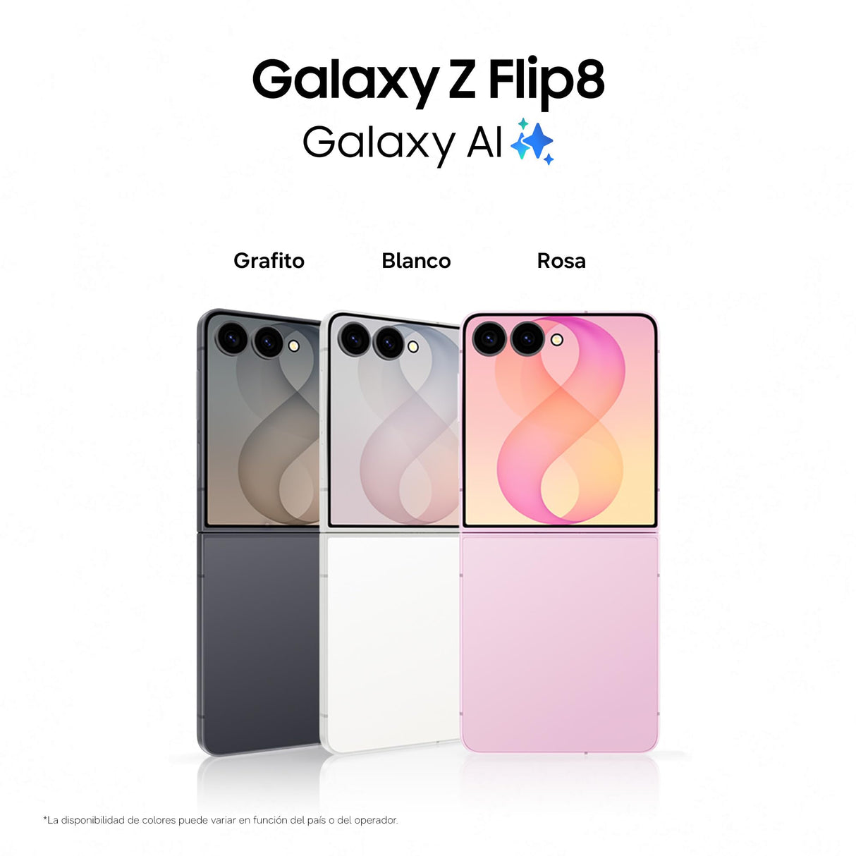 Samsung Galaxy Z Flip8, 512 GB, Teléfono Móvil con IA, Rosa