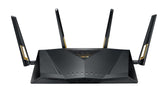 ASUS Router WLAN Pro para videojuegos RT-AX88U (estándar WiFi 6 AX6000, MU-MIMO, OFDMA, protección AI, motor de juegos, QoS adaptable, 8 veces Gigabit, USB 3.1)