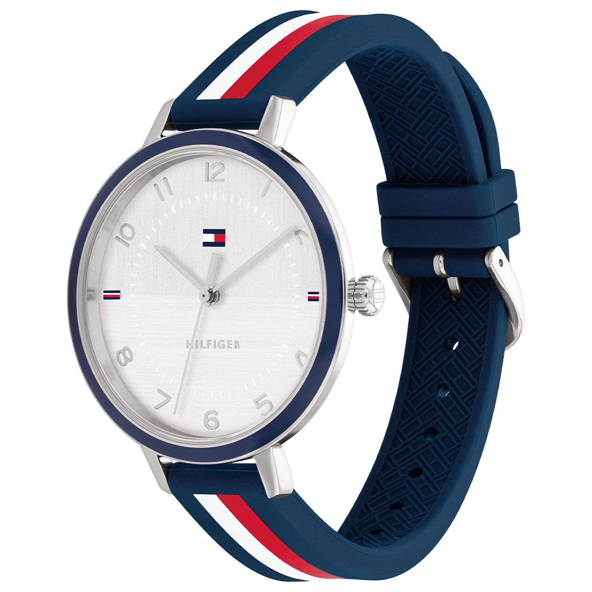 Tommy Hilfiger Reloj Analógico de Cuarzo para Mujer con Correa de Silicona Multicolor - 1782584