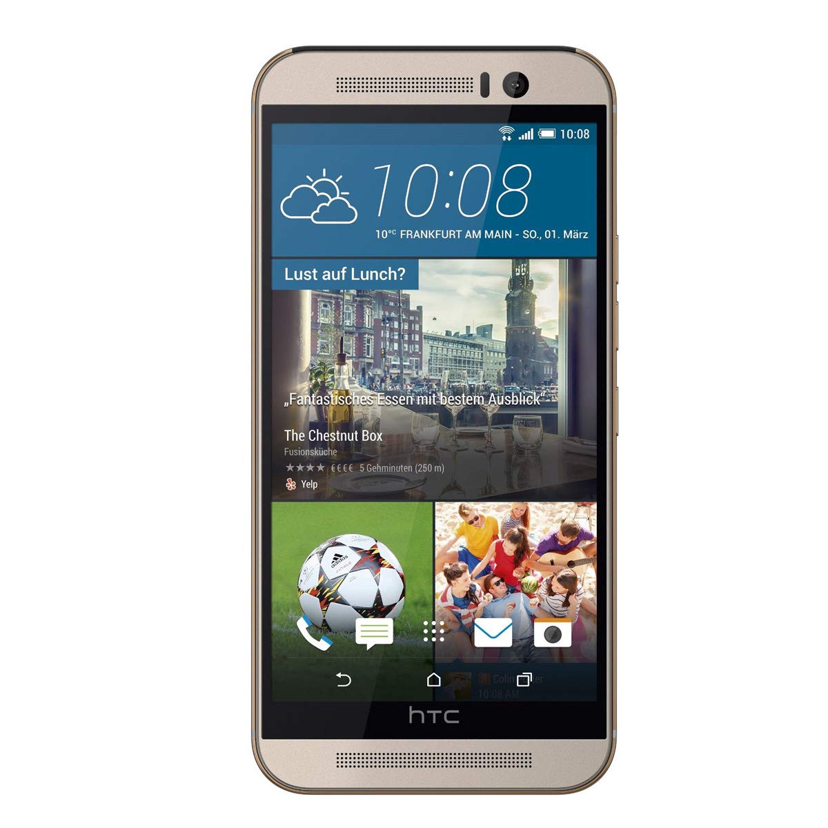 HTC One M9 - Smartphone libre Android (pantalla 5", cámara 20.7 Mp, 32 GB, 3 GB RAM), plateado
