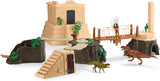 Schleich 42656 Megaset Conquista del Templo de Dinosaurios, a Partir de 5 años, Dinosaurs - playset, 169 Piezas