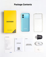 DOOGEE Teléfono Móvil Libre Android 12 X98 Pro, Smartphone con 9GB + 128 GB, 6.52" HD Sony Cámara 12+2MP+8MP Front, Helio G25 / Octa Core, Batería 4200 mAh Carga Rápida 10W OTG