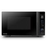Toshiba MV-TC25T(BK) - Microondas 4 en 1 con freidora de aire caliente, tecnología Origin-Inverter, interior esmaltado fácil de limpiar, 25 L, 2100 W, color negro