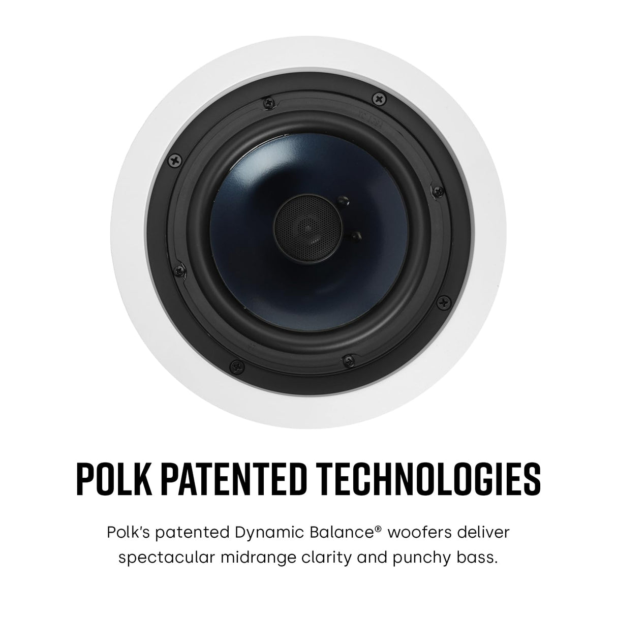 Polk Audio RC60i altavoz 100 W Negro, Blanco - Altavoces (Alámbrico, 100 W, 40-20000 Hz, 8 Ω, Negro, Blanco)