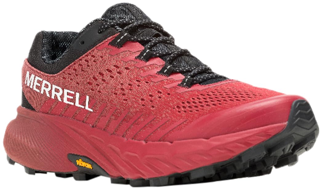 Merrell Men's Agility Remix Trail Running Shoe, Rojo carmesí, 43.5 EU