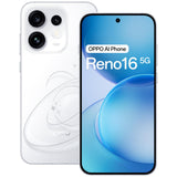 OPPO Reno16 5G Teléfono 8+256GB 6000mAh 120Hz 50MP, Pop White