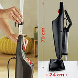 Vileda Steam PLUS XXL + Recambio Power Pad, Mopa a vapor para una limpieza más higiénica, elimina el 99,9% de bacterias, óptima para alfombras y moqueta, apto para todo tipo de suelos