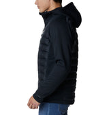 Columbia Hombre Sudadera con Capucha Y Cremallera, Black, S