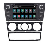 Autorradio de Ajuste Personalizado para BMW Serie 3 Android GPS Bluetooth WiFi Dab USB Pantalla táctil Full HD 7" procesador de 8 núcleos y comandos de Voz