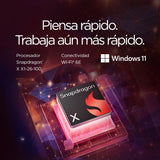 Lenovo IdeaPad Slim 3 Gen 10 – Ordenador Portátil IA Copilot+ PC 15.3'' WUXGA (Snapdragon X X1-26-100, GPU Qualcomm Adreno, 16 GB RAM, 512 GB SSD, Wi-Fi 6E, Win 11 Home) QWERTY Español - Gris Luna