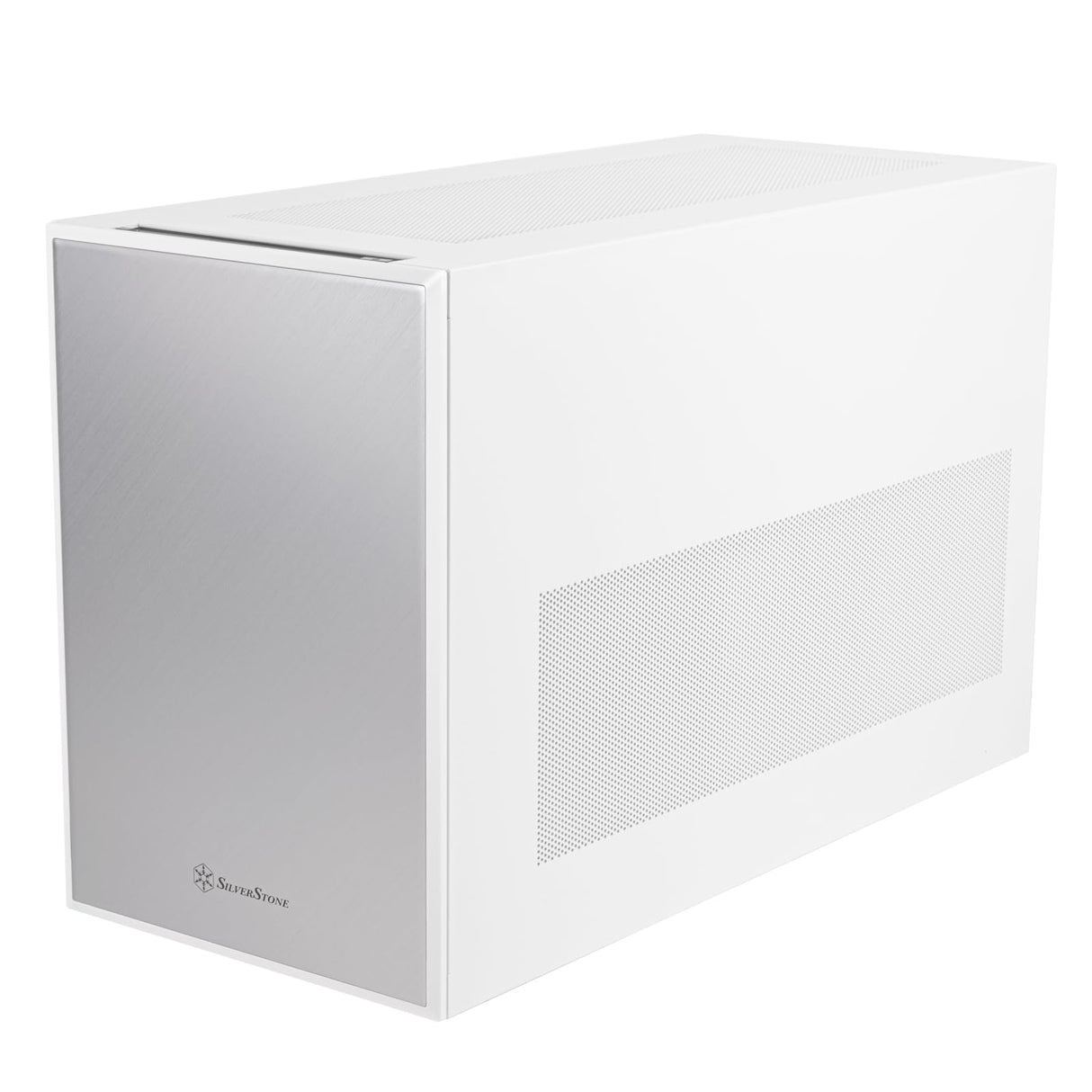 SilverStone Technology SUGO 17, Blanco, Chasis Premium en Forma de Cubo con excepcional Espacio para componentes, SST-SG17W (Blanco)