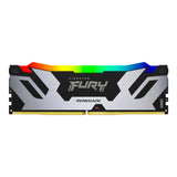 Kingston Fury Renegade DDR5 RGB Plata - Negro XMP 24GB 8000MT/s CL38 DIMM Memoria Gamer para Ordenadores de sobremesa Módulo único - KF580C38RSA-24