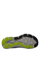 Skechers D'Lux Walker 2.0 Swave, Zapatillas Hombre, Black Engineered Mesh/Synthetic/Lime Trim, 46 EU