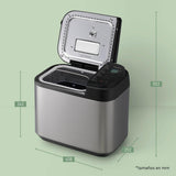 Panasonic SD-YR2550SXE Panificadora Automática con Dispensador, 850 W, Sensor de Temperatura, Temporizador Digital 13H, 31 Programas, Plateado