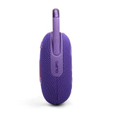 JBL Clip 5, Altavoz inalámbrico portátil con Bluetooth, resistente al agua y al polvo IP67, hasta 12h de reproducción y más con Playtime Boost activado, morado