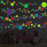 Ambiance - Adhesivo decorativo para pared (80 x 60 cm), diseño de puntos multicolor