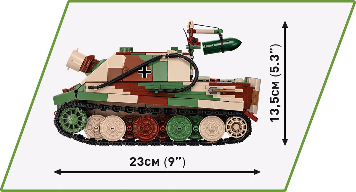 COBI Historical Collection 2585 - Sturmmorser Tiger Sturmt 2585 de la Segunda Guerra Mundial