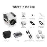 DJI Pack Mini 3 Vuela Más (RC) – Dron Mini con cámara ligero y plegable con vídeo 4K HDR, 38 min de tiempo de vuelo, Grabación vertical y funciones inteligentes, Color Gris