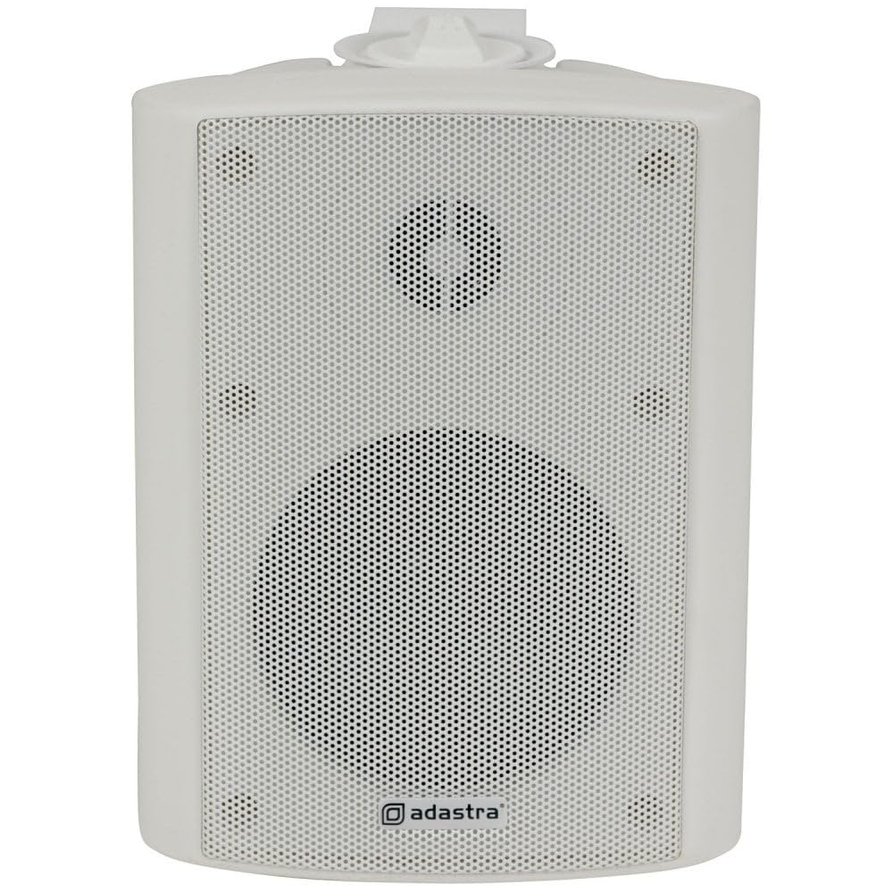 Adastra Altavoz Exterior Resistente a la Intemperie | 70 W | Blanco 4 Pulgadas