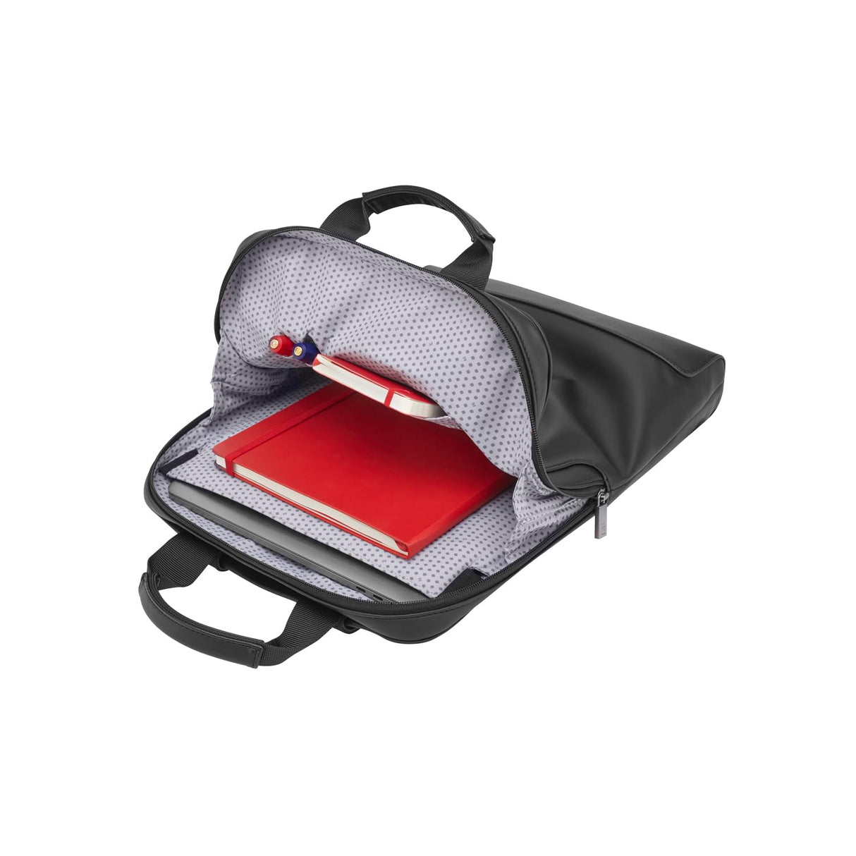 Moleskine Device Bag Colección Classic, Bolso Porta PC Vertical, Mochila Porta PC para Laptop, Notebook, iPad, Computadora hasta 15'', Dimensiones 29 x 39 x 6 cm, Color Negro
