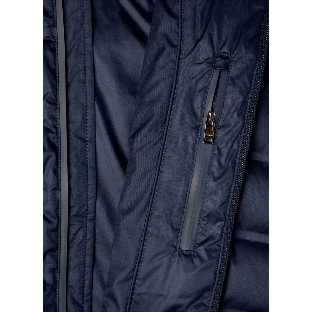 Hackett London LW Moto Chaqueta, Azul Marino, M para Hombre