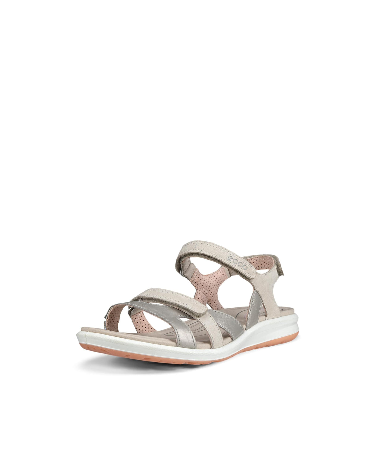ECCO Cruise Ii, Sandalias de Senderismo Mujer, Plateado Silver Grey Gravel Rose Dust 50862, 38 EU