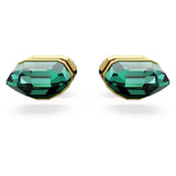 Pendientes Lucent Swarovski, cristal tallado verde en montura rodiada, de la colección Lucent de Swarovski