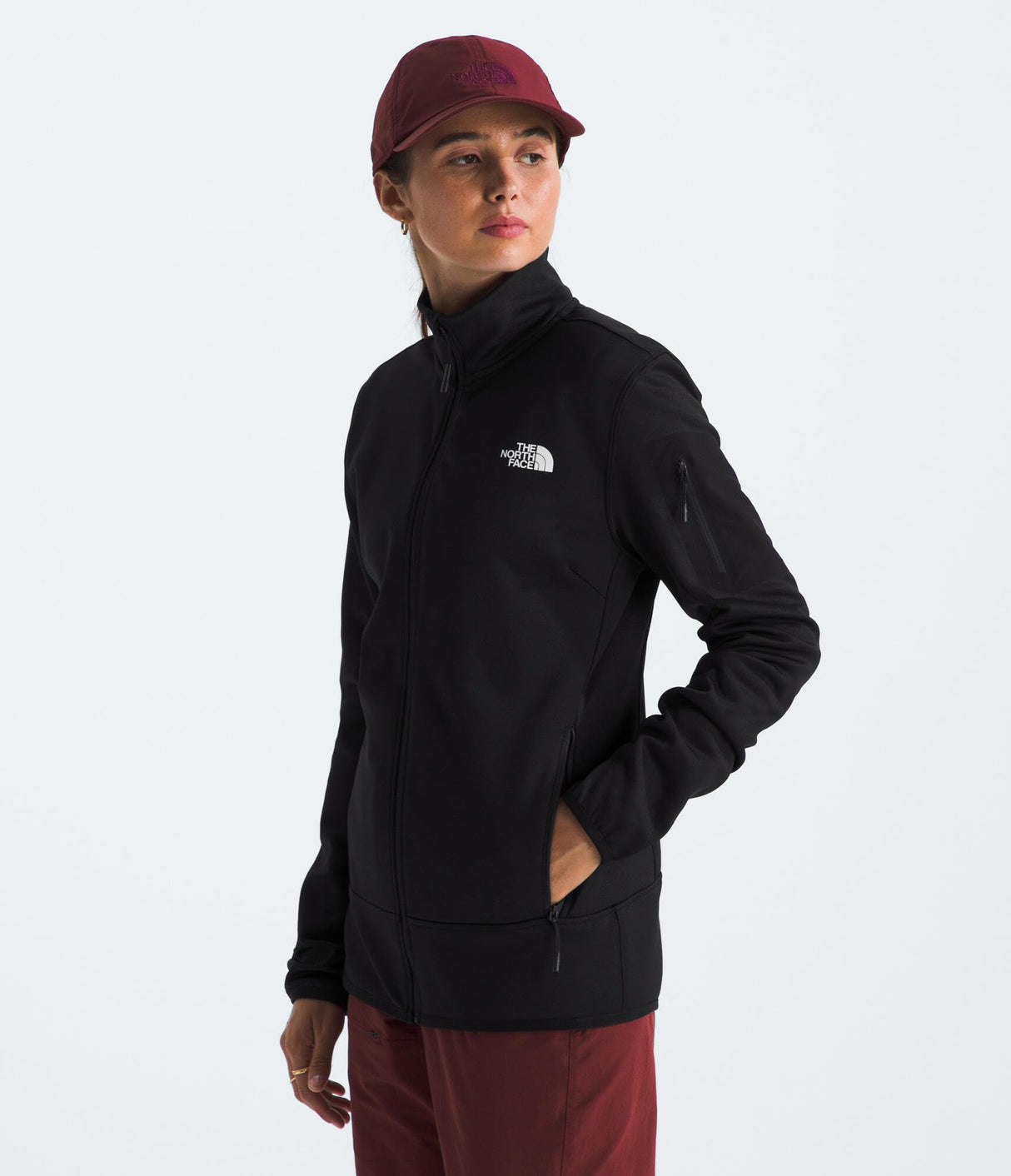 THE NORTH FACE NF0A8BRKKX7 W MISTYESCAPE Fleece Sweatshirt Mujer TNF Black/TNF Black Tamaño M