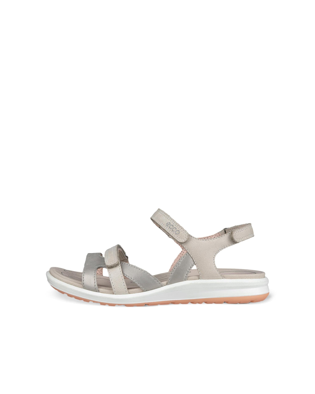 ECCO Cruise Ii, Sandalias de Senderismo Mujer, Plateado Silver Grey Gravel Rose Dust 50862, 38 EU