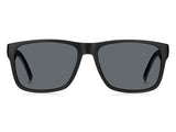 Tommy Hilfiger Gafas de Sol TH 1718/S BLACK/GREY 56/16/145 hombre