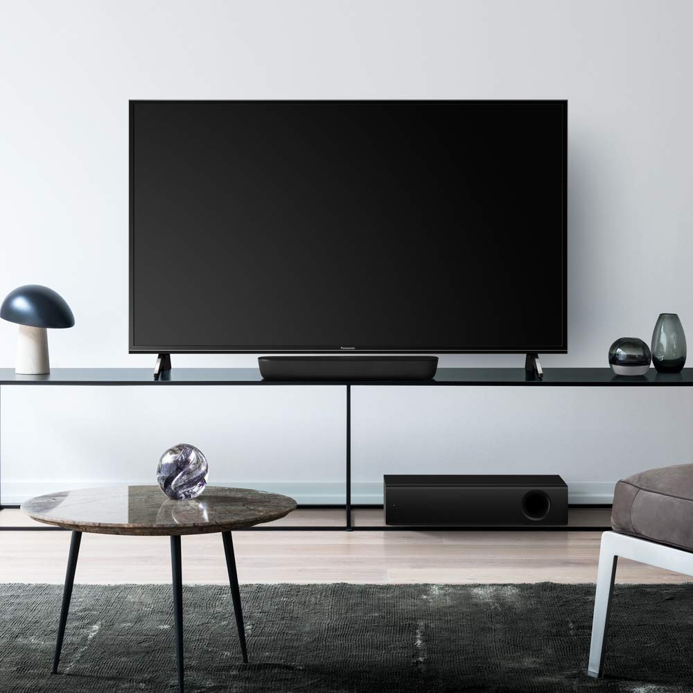 Panasonic SC-HTB254EGK 2.1 - Barra de Sonido con subwoofer (Bluetooth, Barra de Sonido Dolby, Audio multiroom, HDMI ARC, 120 W RMS), Color Negro