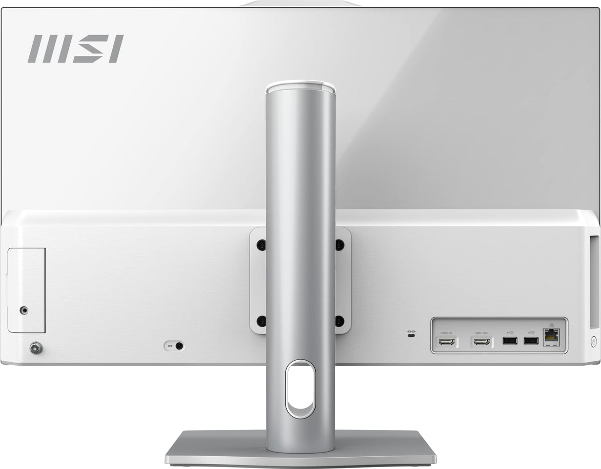 MSI Modern AM272P 12M-022EU – Ordenador All In One 27”, CPU i5-1240P, DDR4 8GB, 512G M.2 PCIe SSD, Windows 11 Pro, color blanco