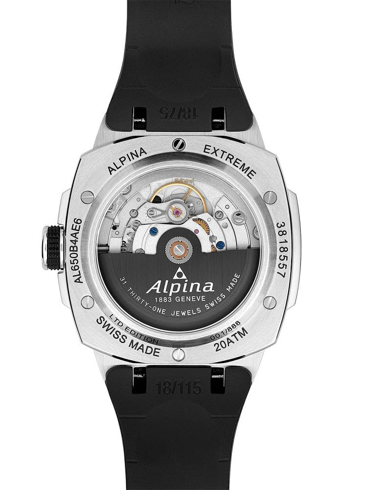 Alpina Reloj Analógico para Hombre de Cuarzo con Correa en Acero Inoxidable mid-39679