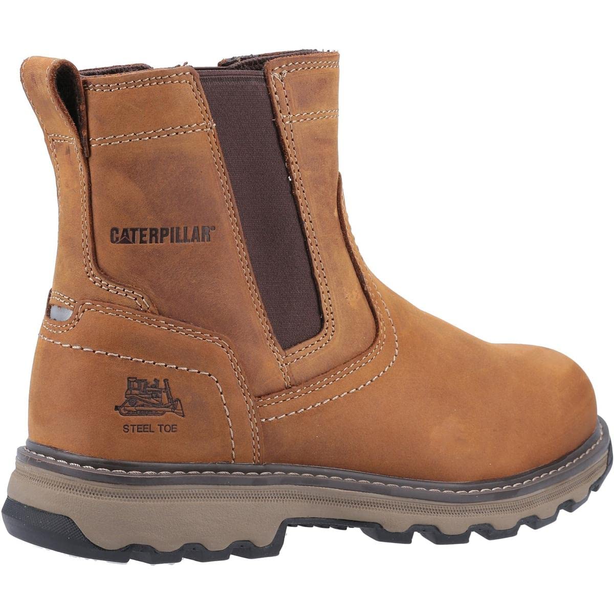 Cat Workwear Pelt 05410 Pelton p720781 alta zapato de seguridad S1P, 41, color marrón