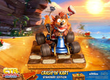 First 4 Figures - Estatua de Resina Crash Team Racing Nitro-Fueled (Crash In Kart), Color Negro